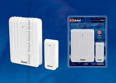 Звонок беспроводной Uniel Udb-010w UDB-010W-R1T1-32S-150M-WM