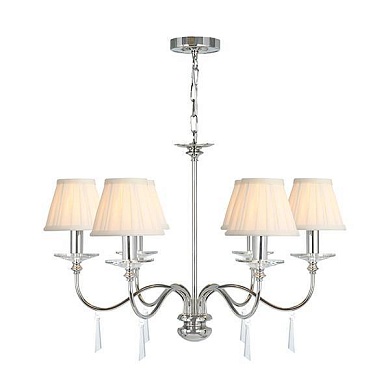 Подвесная люстра Elstead Lighting Finsbury Park FP6 POL NICKEL