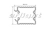 015466 Основание ALU-BASE-2000 Hiding Arlight