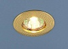 Встраиваемый светильник Elektrostandard 601 MR16 GD золото 4690389011016