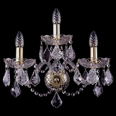 Бра Bohemia Ivele Crystal 1400 1402B/2+1/160/G/Leafs