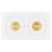 Встраиваемый светильник Arlight Cl-kardan CL-KARDAN-S180x102-2x9W Warm (WH, 38 deg)