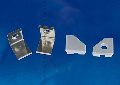 Набор аксессуаров для алюминиевого профиля (4 шт.) Uniel UFE-N UFE-N03 Silver