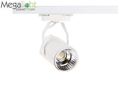 Трековый светильник MEGALIGHT Cвeтильник cвeтoдиoдный тpeкoвый ML-TR-2TRA-10W-WW-W d72 L120 Бeлый 30pcs