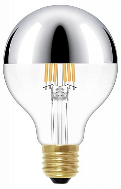 Лампа светодиодная Loft it Edison Bulb E27 6Вт 2700K G80LED Chrome