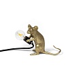 Настольная лампа Seletti Mouse Lamp Gold Mac