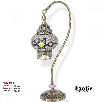 Настольная лампа Exotic Lamp 02739-S