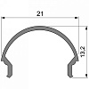 Профиль накладной Deko-Light R-01-15 984534