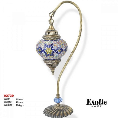 Настольная лампа Exotic Lamp МОЗАИКА 02739