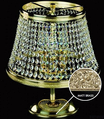 Настольная лампа Artglass KLOTYLDA II. MATT BRASS CE