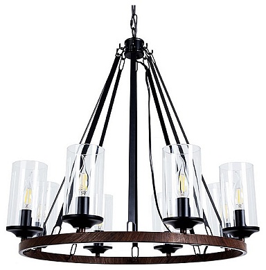 Подвесная люстра Arte Lamp Dalim A7014SP-8BK