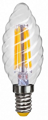 Лампа светодиодная Voltega Crystal E14 4Вт 2800K VG1-CC1E14warm4W-F1