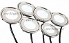 Набор из 6 встраиваемых светильников Arlight KT-R-6x0.5W LED Day White 12V (круг)