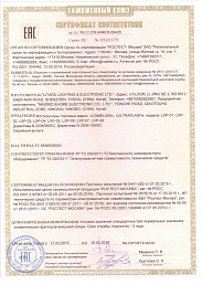Сертификат №2 от бренда Camelion