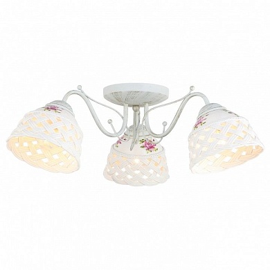 Потолочная люстра Arte Lamp Wicker A6616PL-3WG