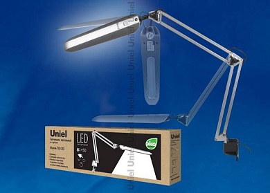 Настольная лампа Uniel TLD-524 Silver/LED/500Lm/4500K/Dimmer