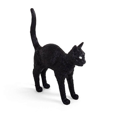 Настольная лампа Seletti Jobby The Cat Black