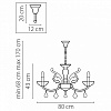 Подвесная люстра Osgona Boemia 717082