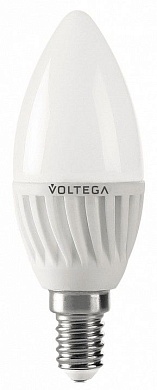 Лампа светодиодная Voltega Ceramics E14 7Вт 4000K VG1-C2E14cold6W-C