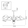 Люстра на штанге Lumion Vittam 3590/5C