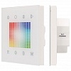 Панель-регулятора цвета RGBW сенсорная встраиваемая Arlight Sens SR-2831S-AC-RF-IN White (220V,RGB,1зон