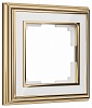 Рамка на 1 пост Werkel Palacio золото/белый W0011329
