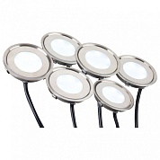 Набор встраиваемых светильников Arlight Kt-s-6 KT-R-6x0.5W LED Warm White 12V (круг)