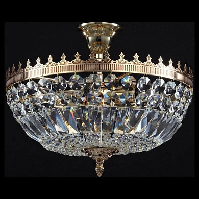 Люстра на штанге Maytoni Tiara DIA500-CL-30-05-G