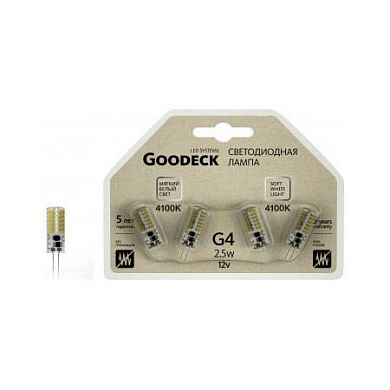 Светодиодная лампа Goodeck 2,5Вт G4 GD2009018203 G4 2.5Вт