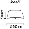Накладной светильник TopDecor Relax Relax P3 10 05g