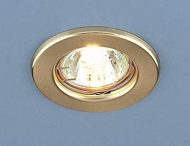 Встраиваемый светильник Elektrostandard 9210 MR16 SGD золото матовое 4690389055577