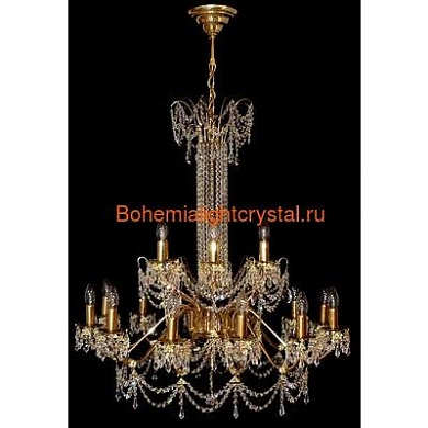 Люстра подвесная Bohemia Light Crystal 6160/12+6/86