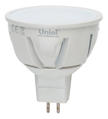 Лампа светодиодная Uniel Palazzo GU5.3 5Вт 4500K LED-JCDR-5W/NW/GU5.3/FR ALP01WH