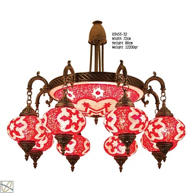 Люстра подвесная Exotic Lamp 03453-32