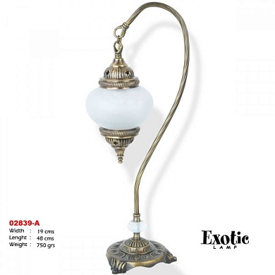 Настольная лампа Exotic Lamp 02839-A