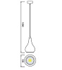 Подвесной светильник Horoz Electric Avensis HRZ00000798