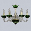 Подвесная люстра Bohemia Ivele Crystal Ivele Crystal 1 1308/6/165 G Cl/Clear-Green/H-1K