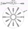 Накладной светильник Horoz Electric Favori HRZ00002179