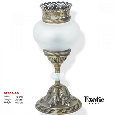 Настольная лампа Exotic Lamp 02639-AS