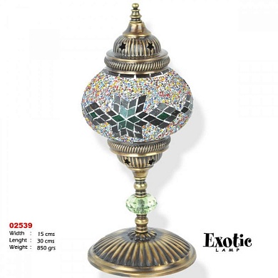 Настольная лампа Exotic Lamp МОЗАИКА 02539