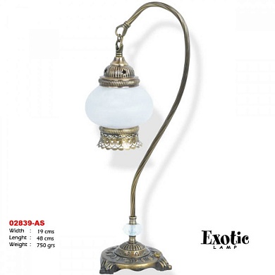 Настольная лампа Exotic Lamp 02839-AS