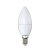 Лампа светодиодная (UL-00001069) E14 6W 6000K свеча матовая LED-C37-6W/DW/E14/FR/O