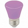 Лампа светодиодная Volpe Décor Color E27 1Вт K LED-D45-1W/PURPLE/E27/FR/С BELL