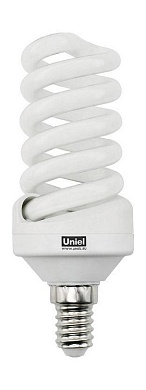 Лампа энергосберегающая Uniel ESL-S11-20/2700/E14 кapтoн E14 20Вт Теплый белый 2700К