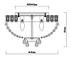 Накладной светильник Rivoli Vittoria PL6 WG Б0037794