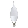 Лампа светодиодная (UL-00000307) E14 6W 4100K свеча на ветру матовая LED-CW37-6W/NW/E14/FR/O