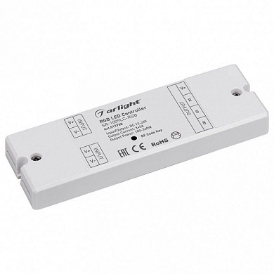 Контроллер-регулятор цвета RGB Arlight SR-1009 SR-1009LC-RGB (12-24V, 180-360W, S)