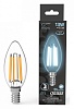 Лампа светодиодная Gauss Filament E14 13Вт 4100K 103801213