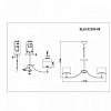 Подвесная люстра EVOLUCE Linda SLE105303-08