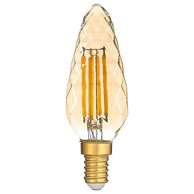 Лампа светодиодная Hiper Vintage Filament Cone E14 6Вт 2700K HL-2215